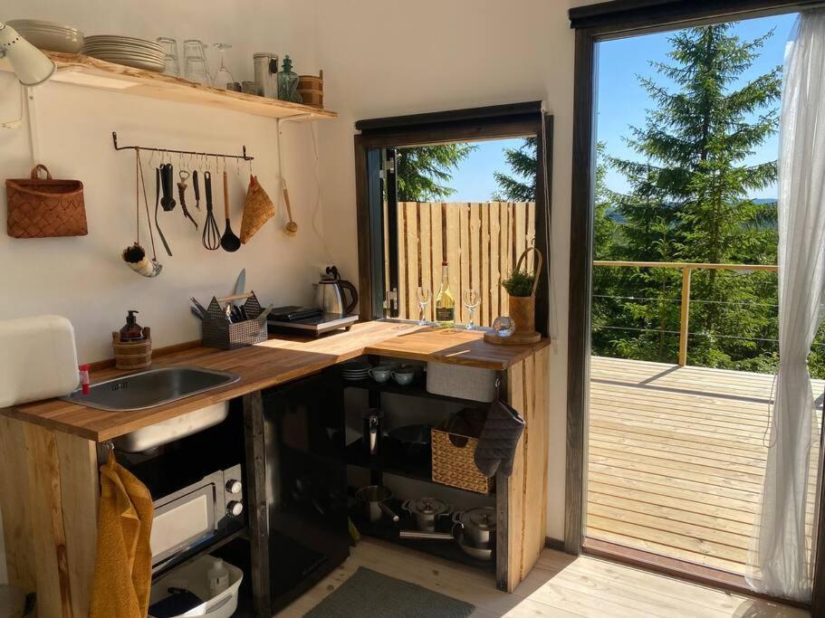Forest Cabin With Stunning Mountain View & Sauna Турсбю Экстерьер фото