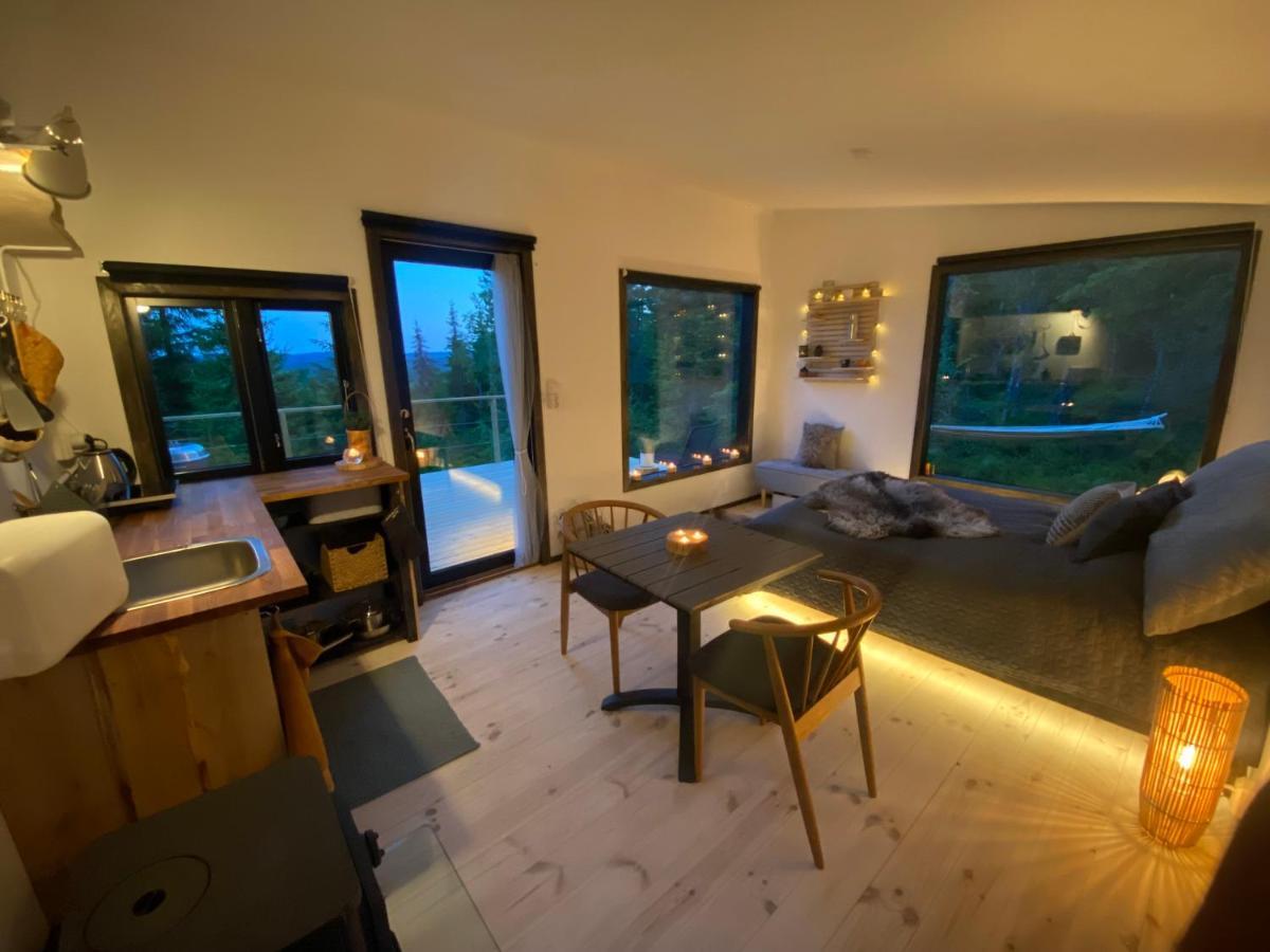 Forest Cabin With Stunning Mountain View & Sauna Турсбю Экстерьер фото