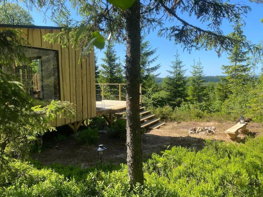 Forest Cabin With Stunning Mountain View & Sauna Турсбю Экстерьер фото
